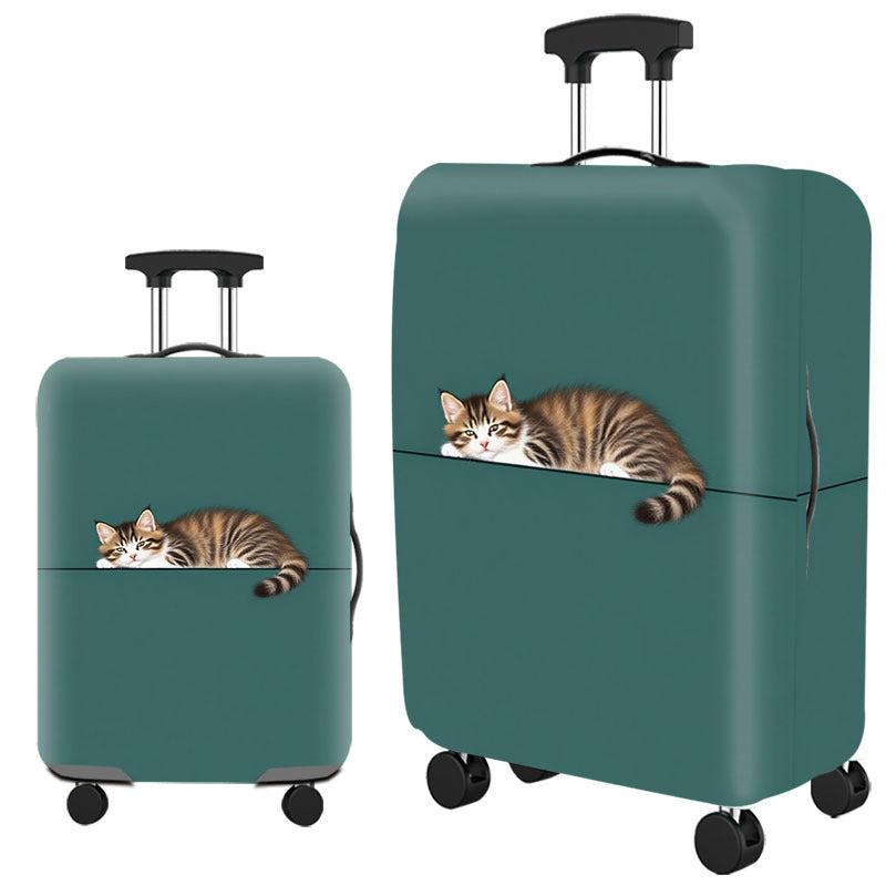 Tropical Leaf Print Hard Shell Luggage Stornfield