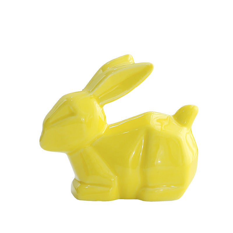 Decorative Ceramic Bunny Sculpture Stornfeild