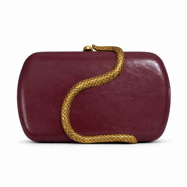 Structured Chain Handle Handbag