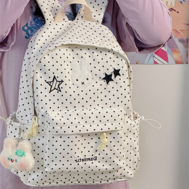Cute Bunny-Embellished Backpack Stornfield