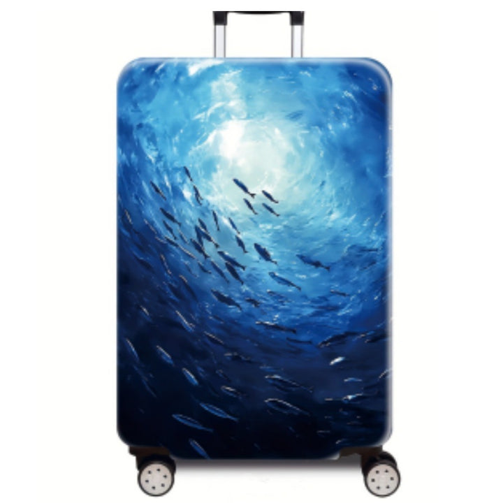 Women Hard Shell Suitcase with Stunning Ocean Design Stornfield