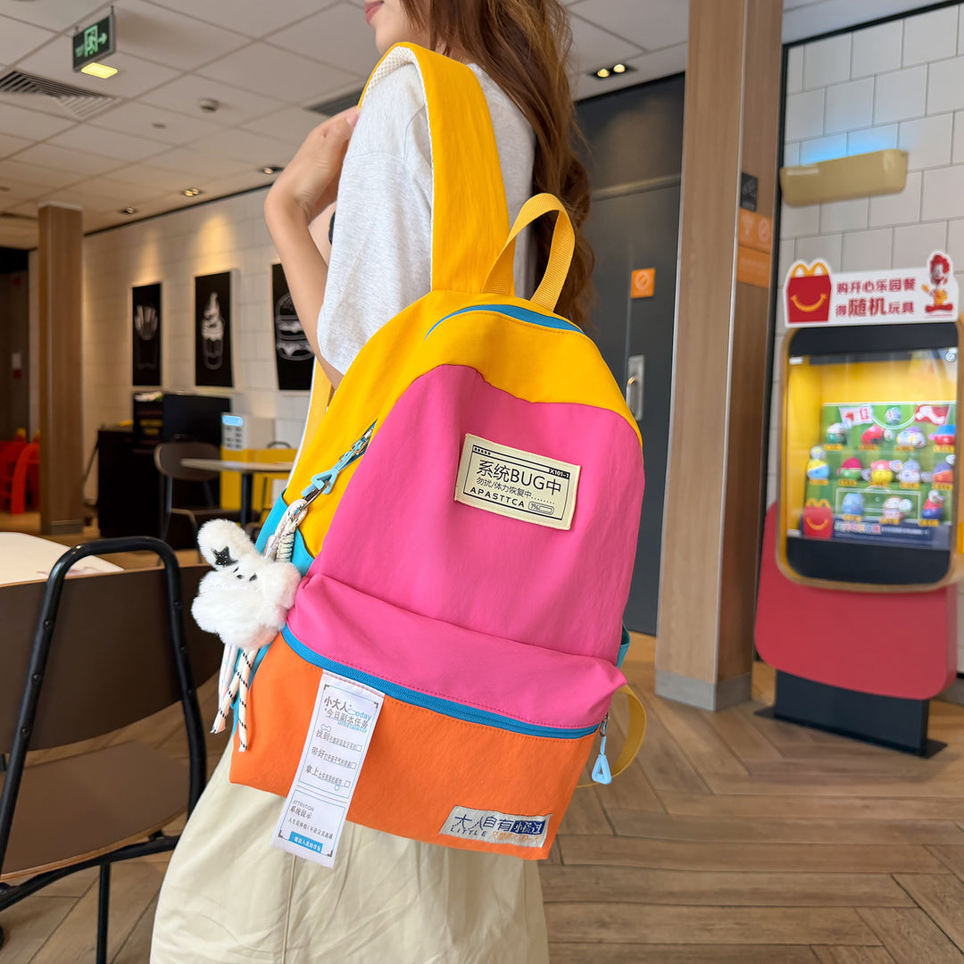 Colorful Multi-Compartment Backpack Stornfield