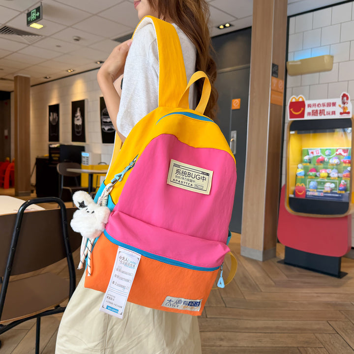 Colorful Multi-Compartment Backpack Stornfield