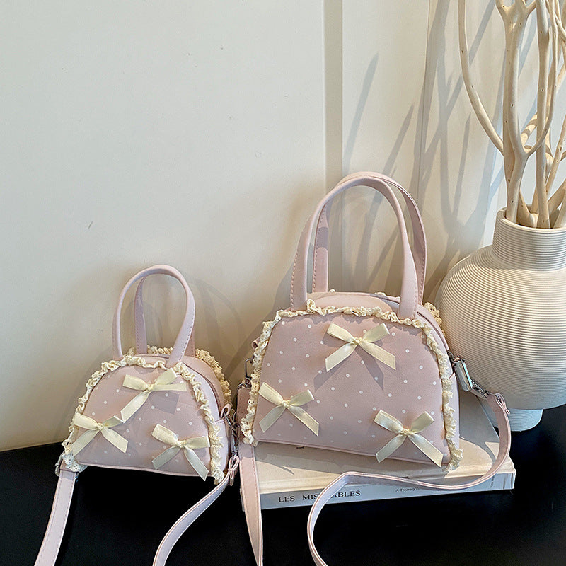 WoCharming Bow-Embellished Everyday Handbag Stornfield