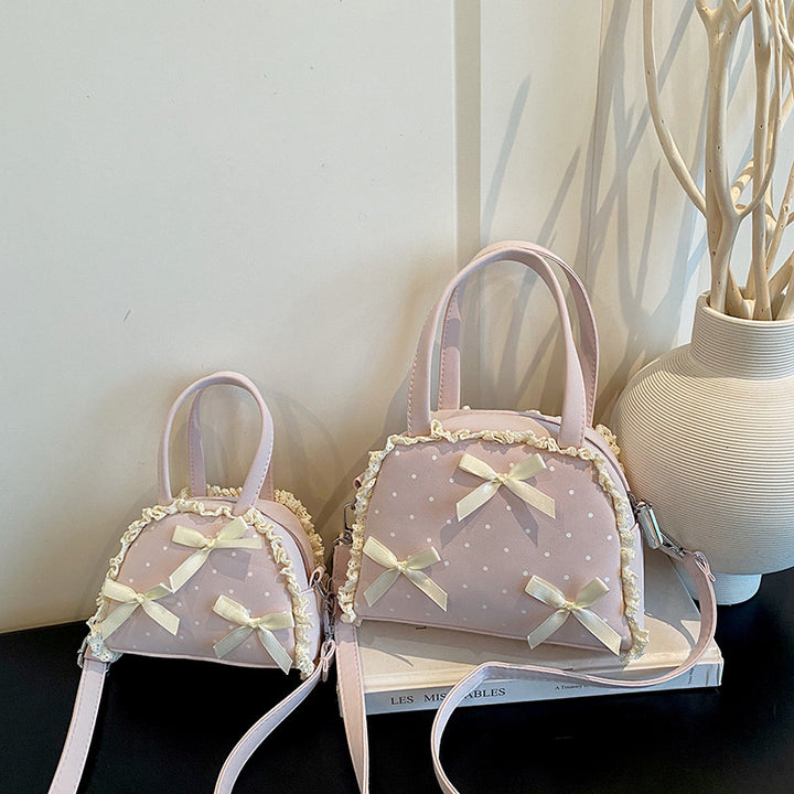 WoCharming Bow-Embellished Everyday Handbag Stornfield