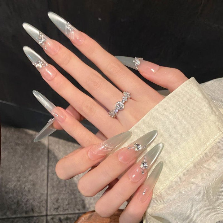 Artistic Heart Pattern Nail Art Extensions Stornfield