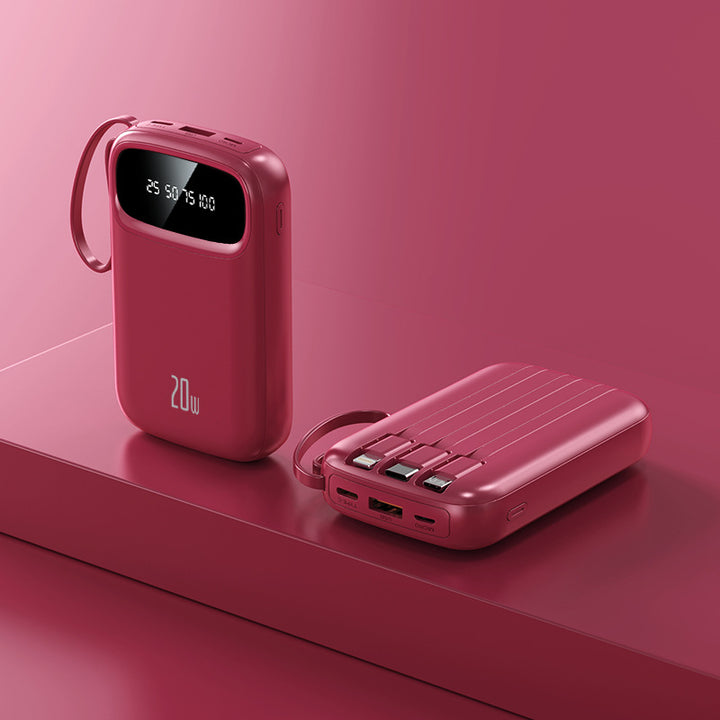High-performance power bank with integrated charging adapter Stornfield
