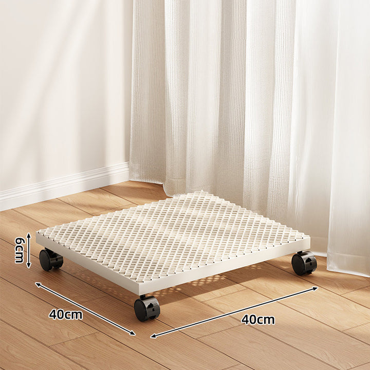 Low-Profile Round Plant Pot Dolly with 360° Swivel Casters