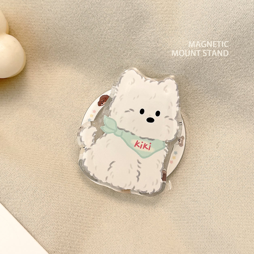 Magnetic smartphone holder in cute dog design Stornfield