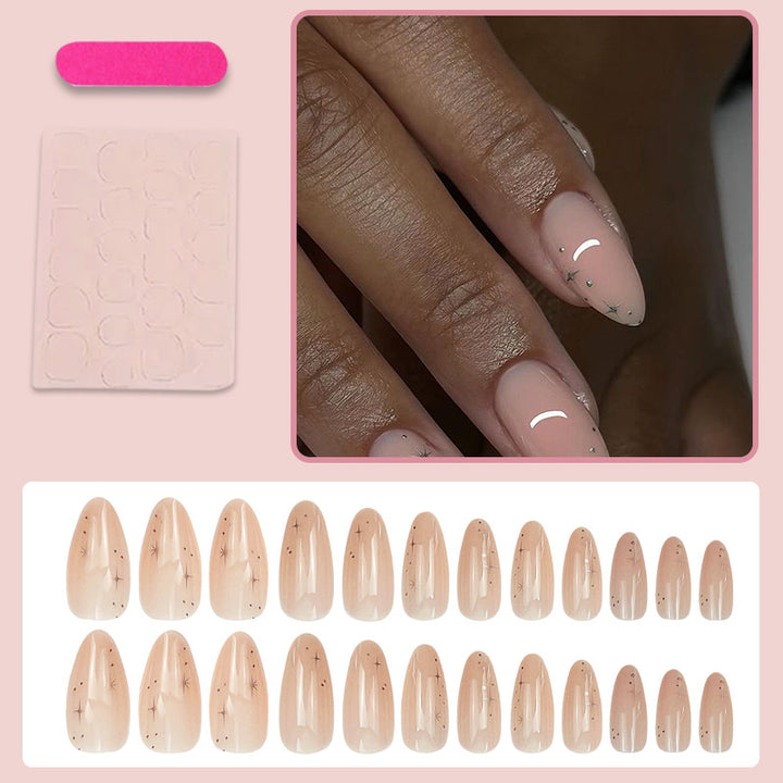 Artificial Nail Set with Glamorous Accents Stornfield
