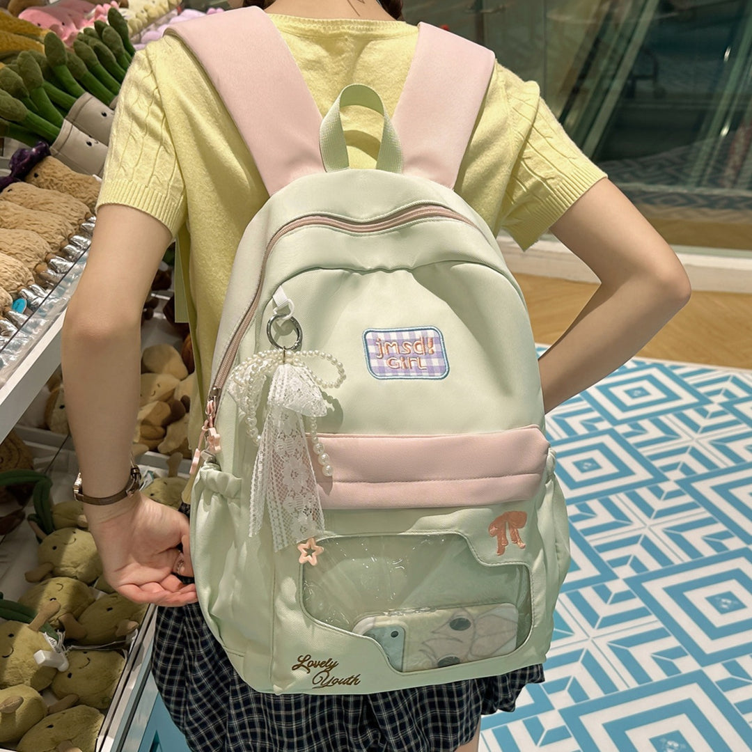 Cute Cartoon-Embellished Mini Backpack Stornfield