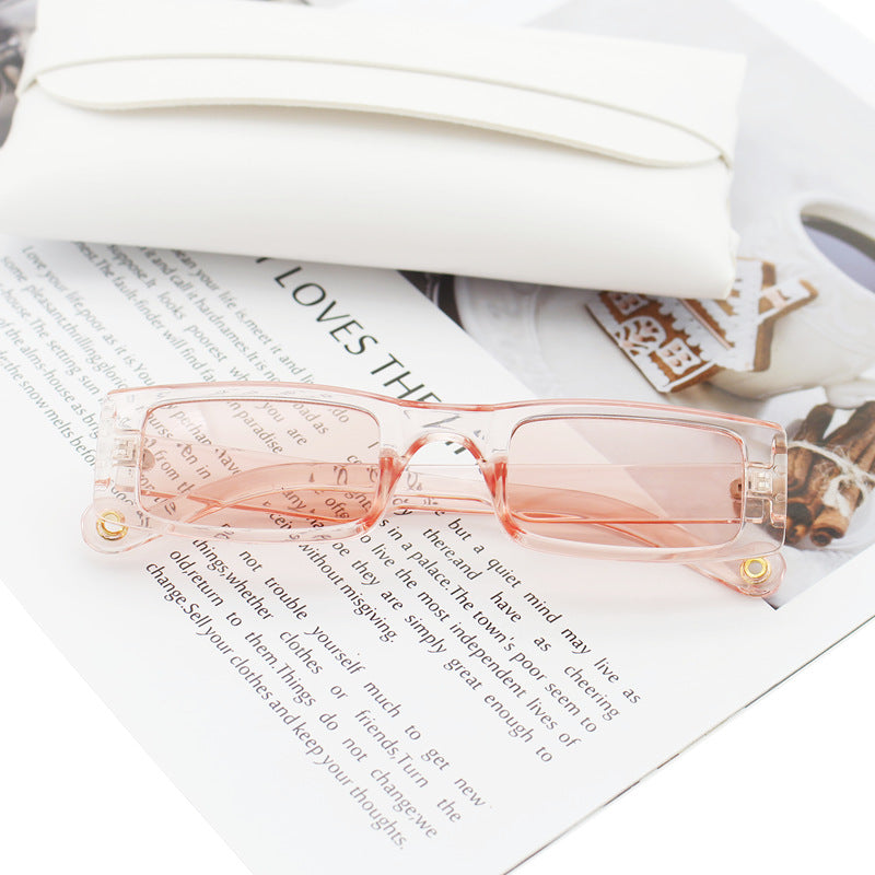 Women's fashion rectangular sunglasses with textured frame Stornfield