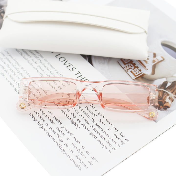 Women's fashion rectangular sunglasses with textured frame Stornfield