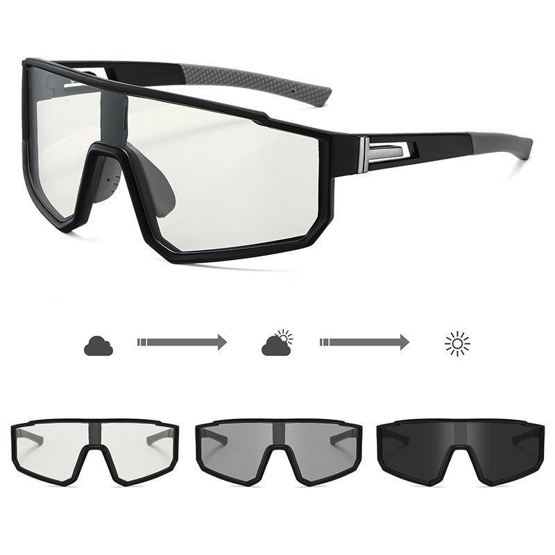 Unisex Sports Performance Sunglasses with Intelligent Light Change Stornfield