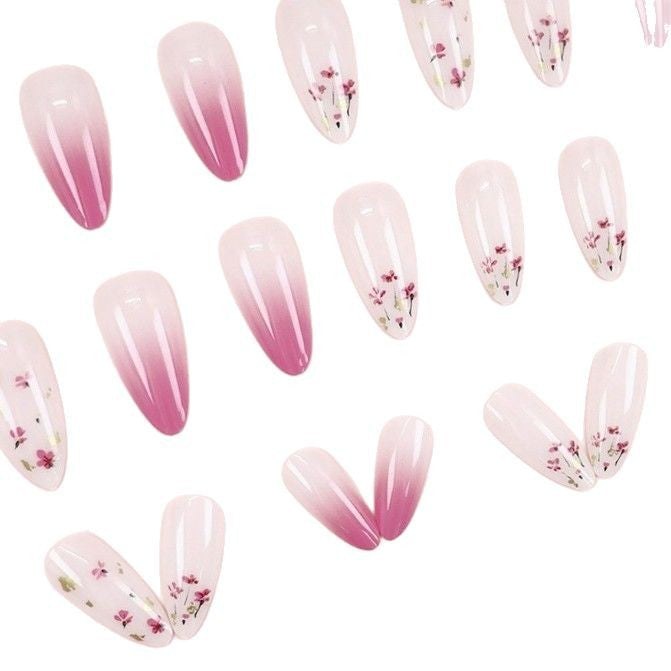 Premium Floral Acrylic Nail Enhancements Stornfield