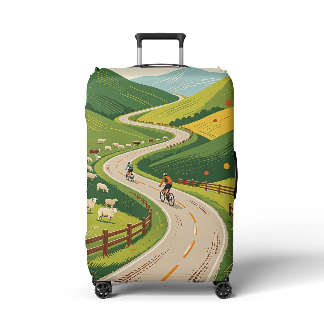 Women's suitcase cover with beach motif Stornfield
