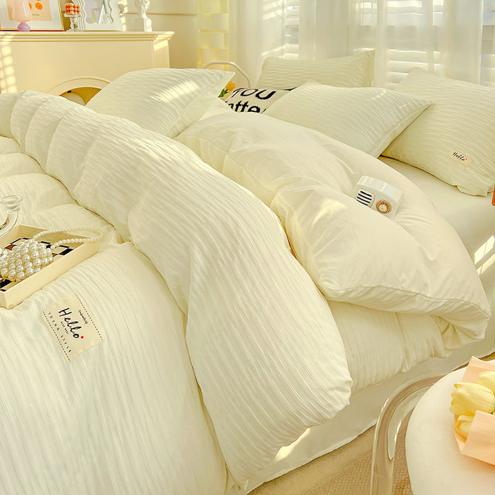 Luxurious Textured Bedding Set
