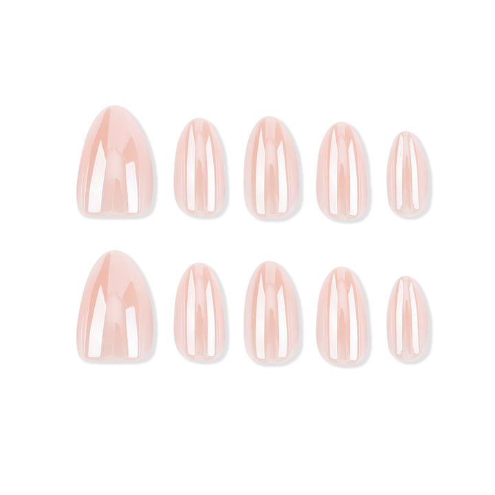 Nail extensions with elegant gloss finish Stornfield