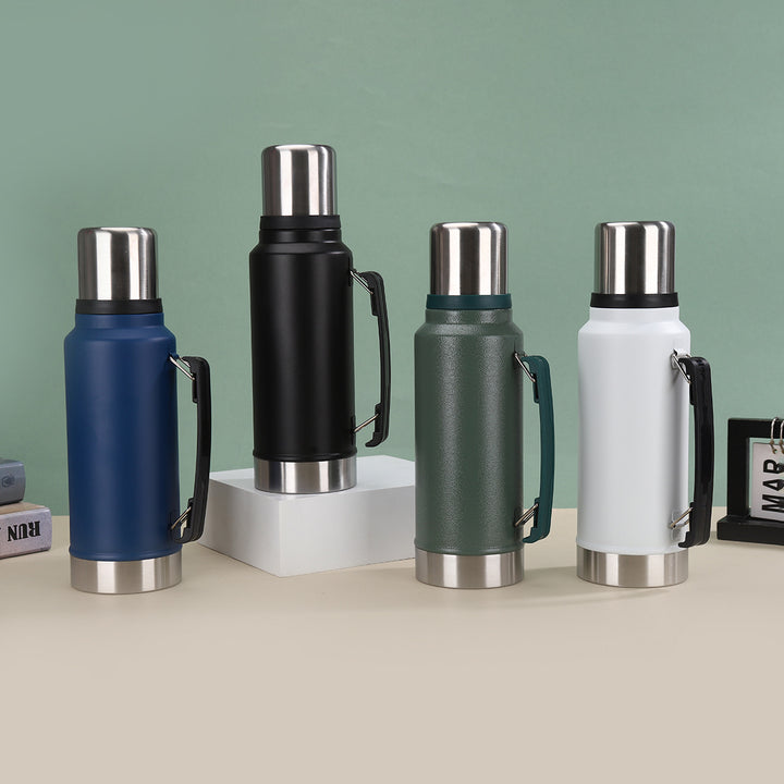 Unisex Insulated Stainless Steel Water Bottle with Carrying Handle Stornfield