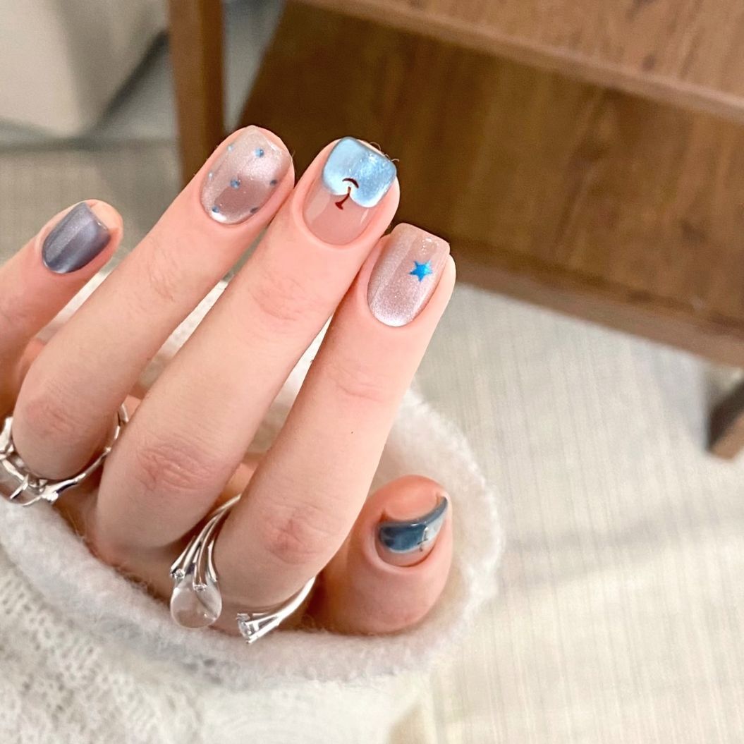 Artistic Press-On Nail Art Design Set Stornfield