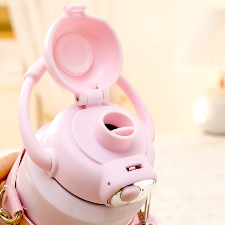 Women's Insulated Drinking Bottle with Practical Carrying System and Cute Design Stornfield