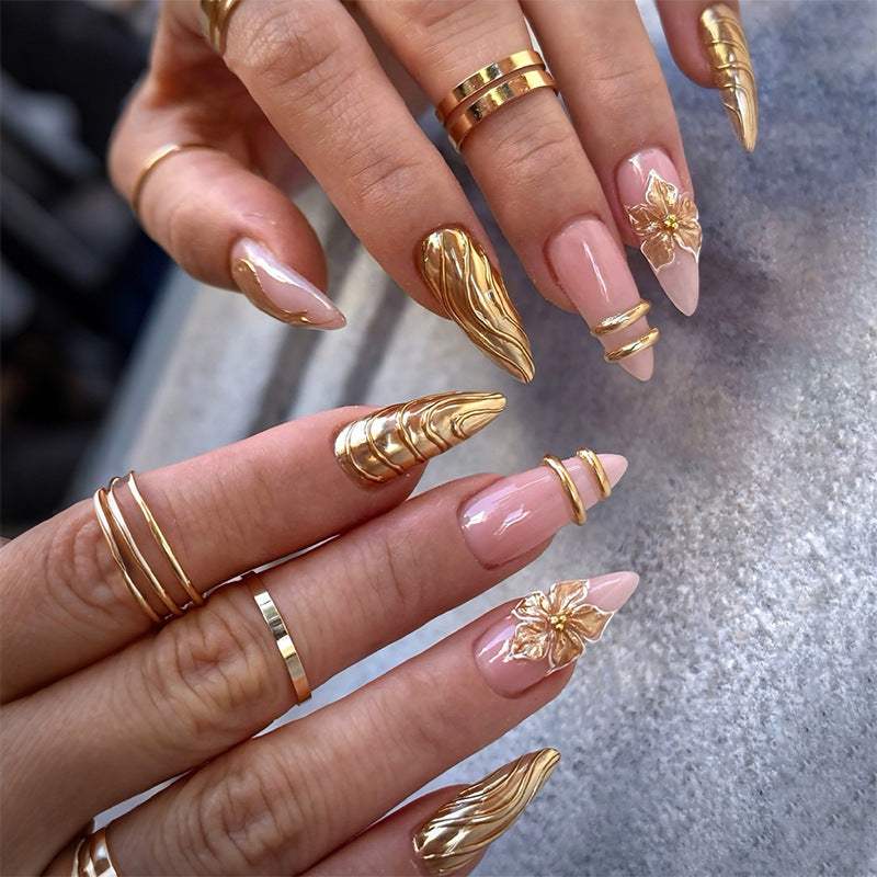 Artistic Premium Metallic Nail Extensions Stornfield