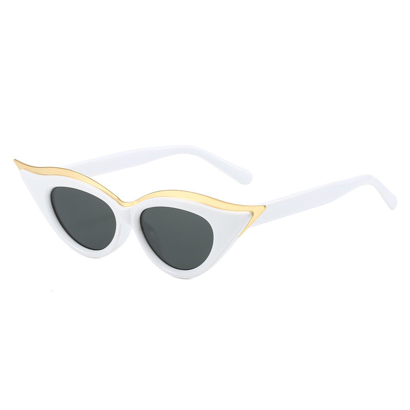 Women's Cat-Eye Sunglasses with Luxurious Metallic Accents Stornfield