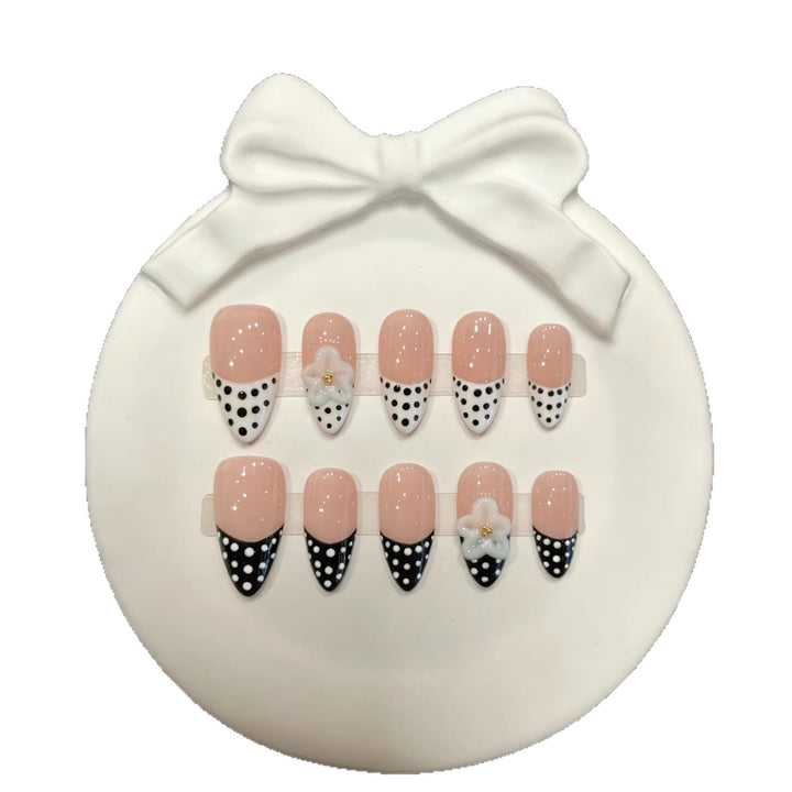 Polka Dot Themed Press-On Nail Collection