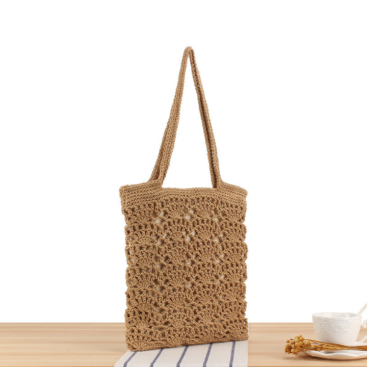 Macramé Beach Bag with Handwoven Design Stornfield