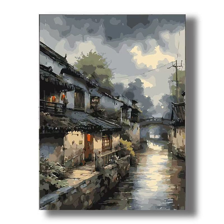 Urban Vintage Architecture Canvas Art Stornfield