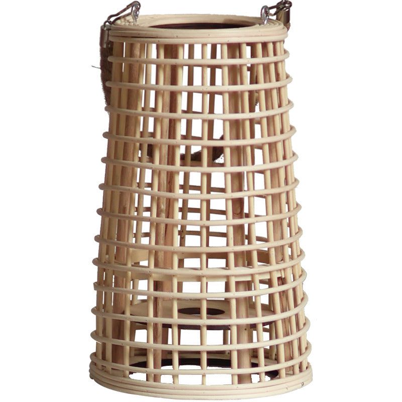 High-quality basket lamp in natural design Stornfield