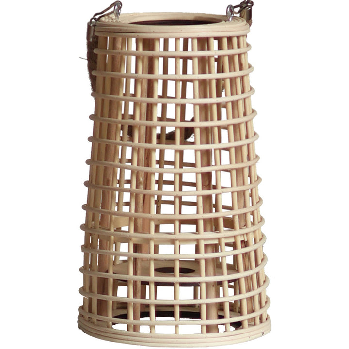 High-quality basket lamp in natural design Stornfield