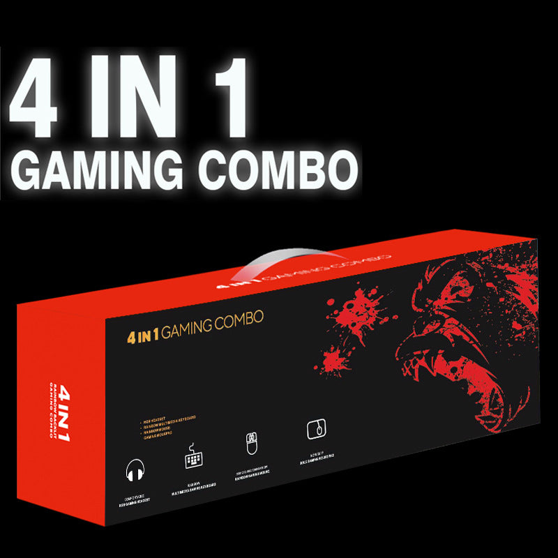 Gaming Accessory Set with RGB Keyboard, Precision Mouse, Headset, and Mouse Pad Stornfield