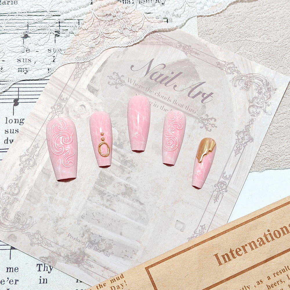 Artificial nails with elegant decorations Stornfield