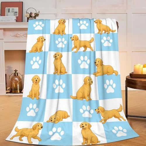 Fun Tropical Pineapple-Themed Fleece Throw Blanket