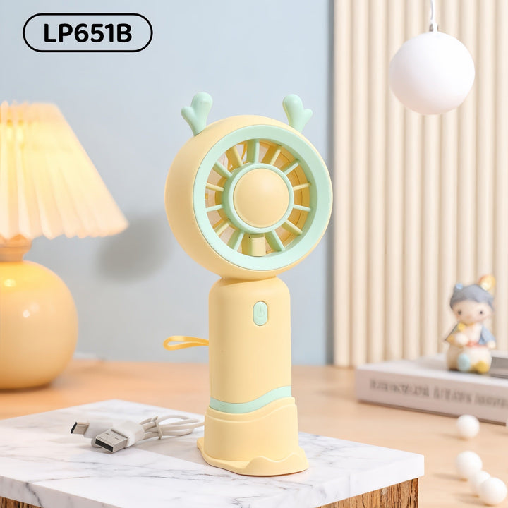 Ladies Portable Mini Handheld Fan with Cat Ears Stornfield