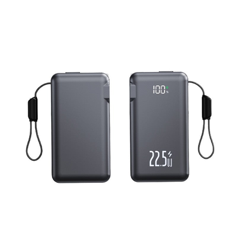 Portable power bank with integrated LCD display and fast charging function Stornfield