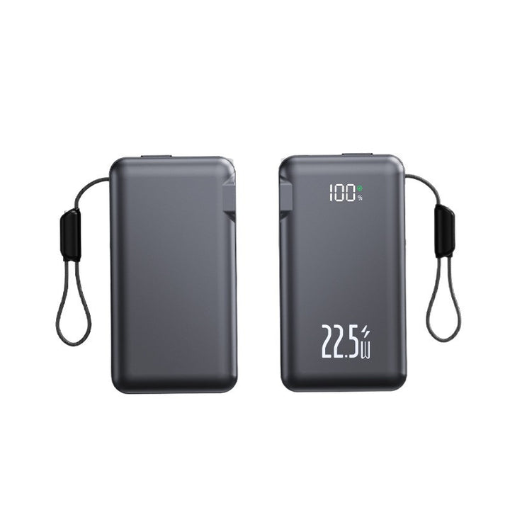 Portable power bank with integrated LCD display and fast charging function Stornfield