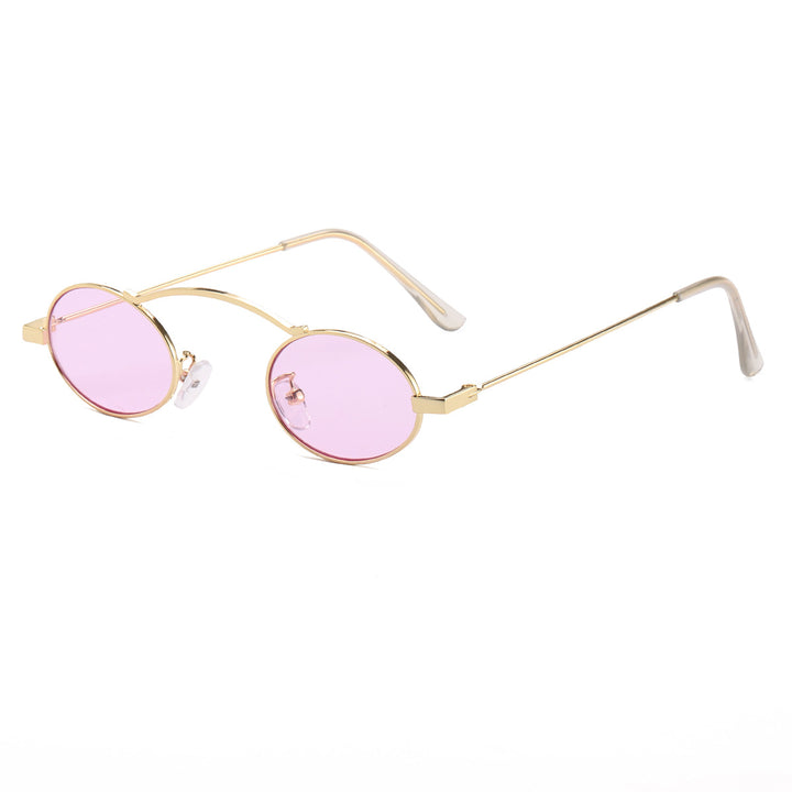 Women’s fashionable sunglasses with a unique circular frame and distinctive lenses Stornfield