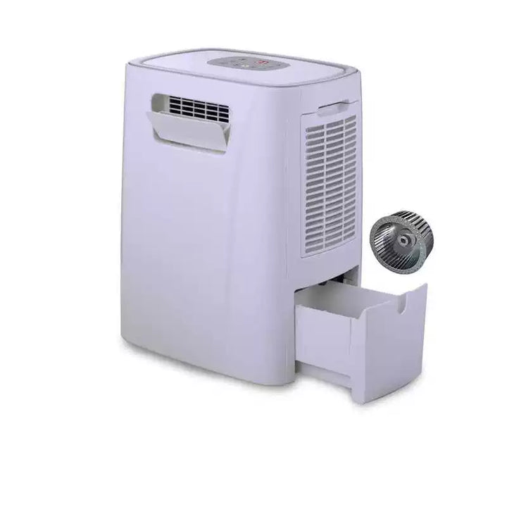 Unisex one size mobile air conditioning unit with automatic evaporative dehumidifier programmable digital thermostat Stornfield