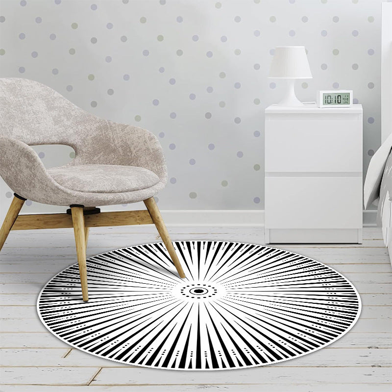 Floral Patterned Round Area Rug Stornfield
