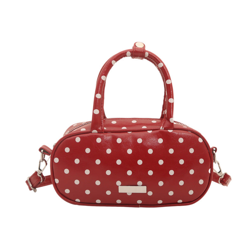 Stylish Polka Dot Mini Handbag
