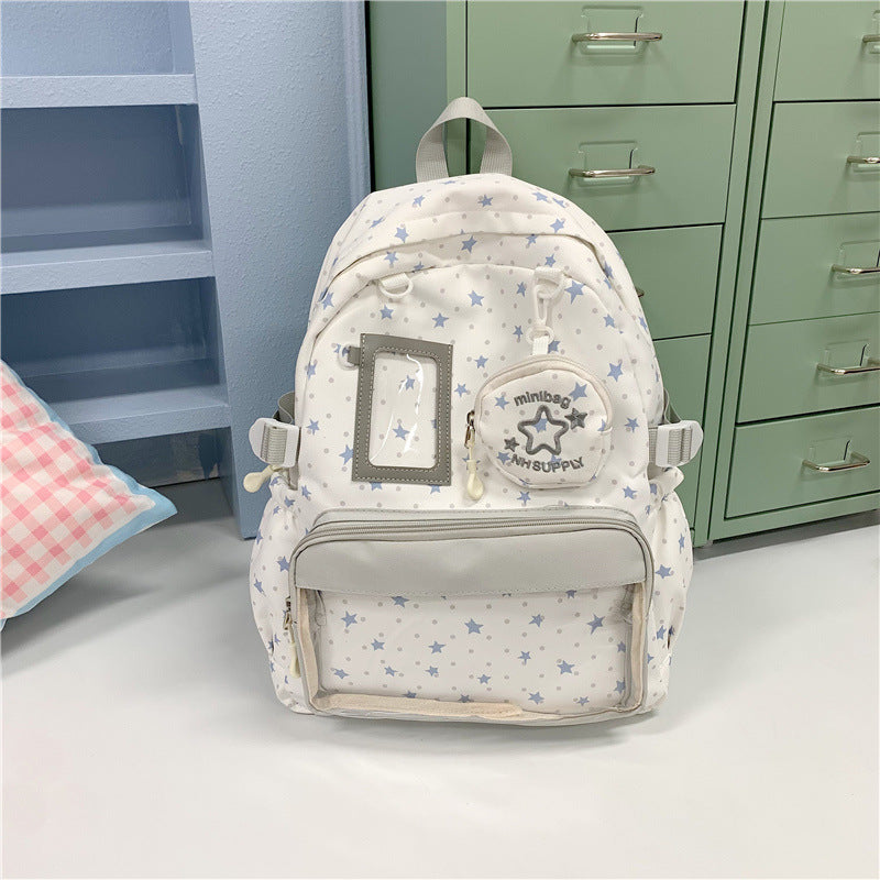 Star-Printed Casual Backpack Stornfield 1791205471