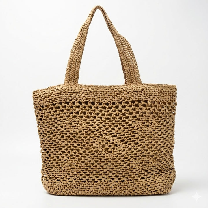 Handwoven tote bag with modern patterns Stornfield