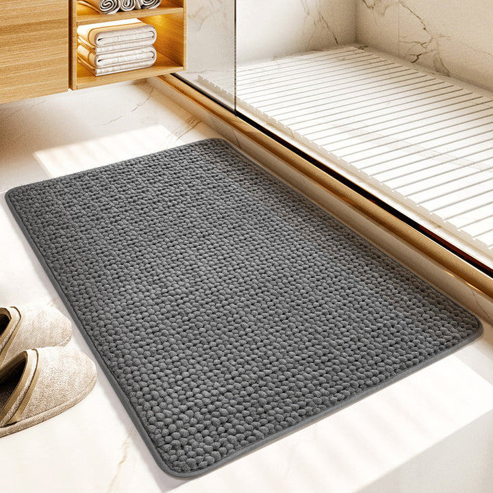 Plush Textured Bath Mat