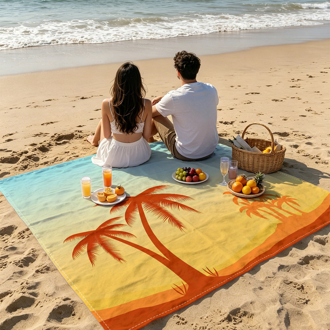Mandala Design Beach Mat Stornfield