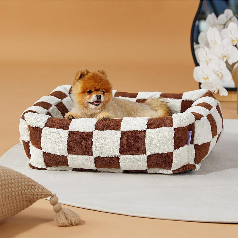 Cozy Floral Pet Bed Stornfield