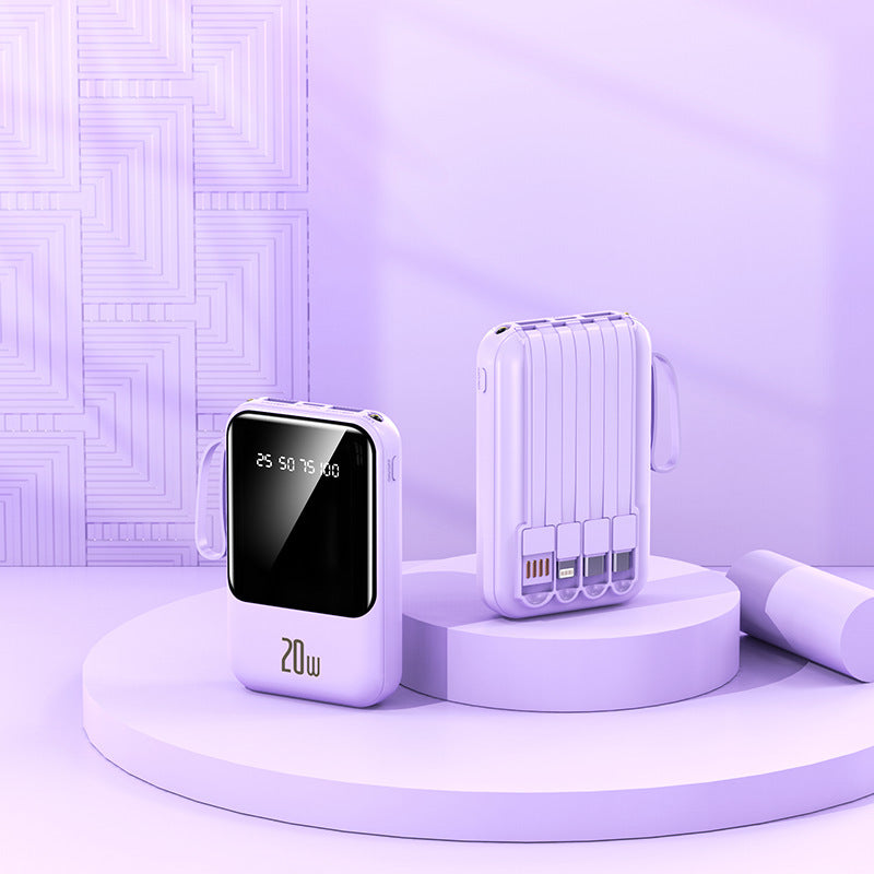 Portable power bank with state-of-the-art charging display and fast USB-C connection Stornfield