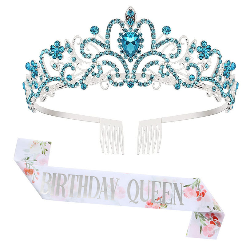 Women's Festive Crown with Elegant Sash Stornfield