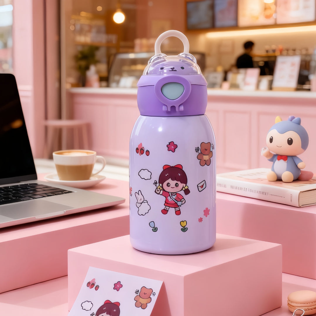 Women's water bottle with unique astronaut design Stornfield